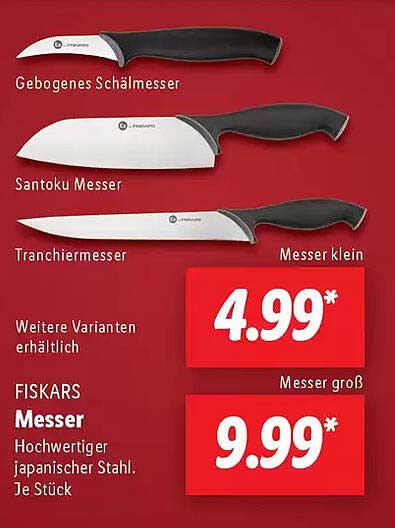 Elegantes Fiskars Messer Lidl Bilder