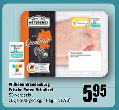 Wilhelm Brandenburg Frische Puten-Schnitzel