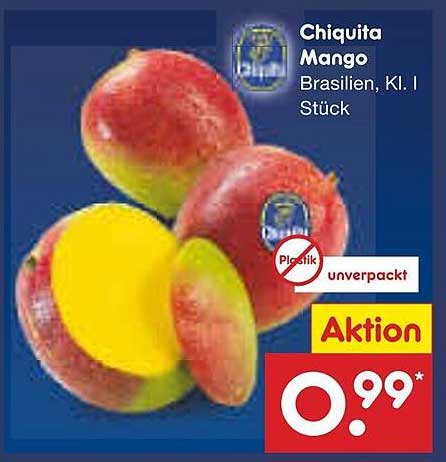 Chiquita Mango Brasilien, Kl. I Stück