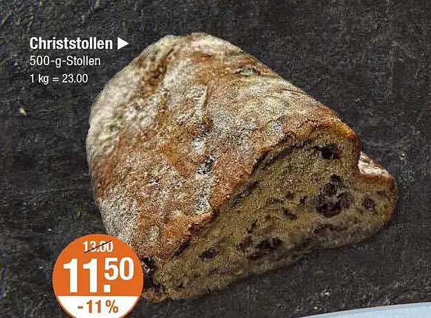 Christstollen 500-g-Stollen