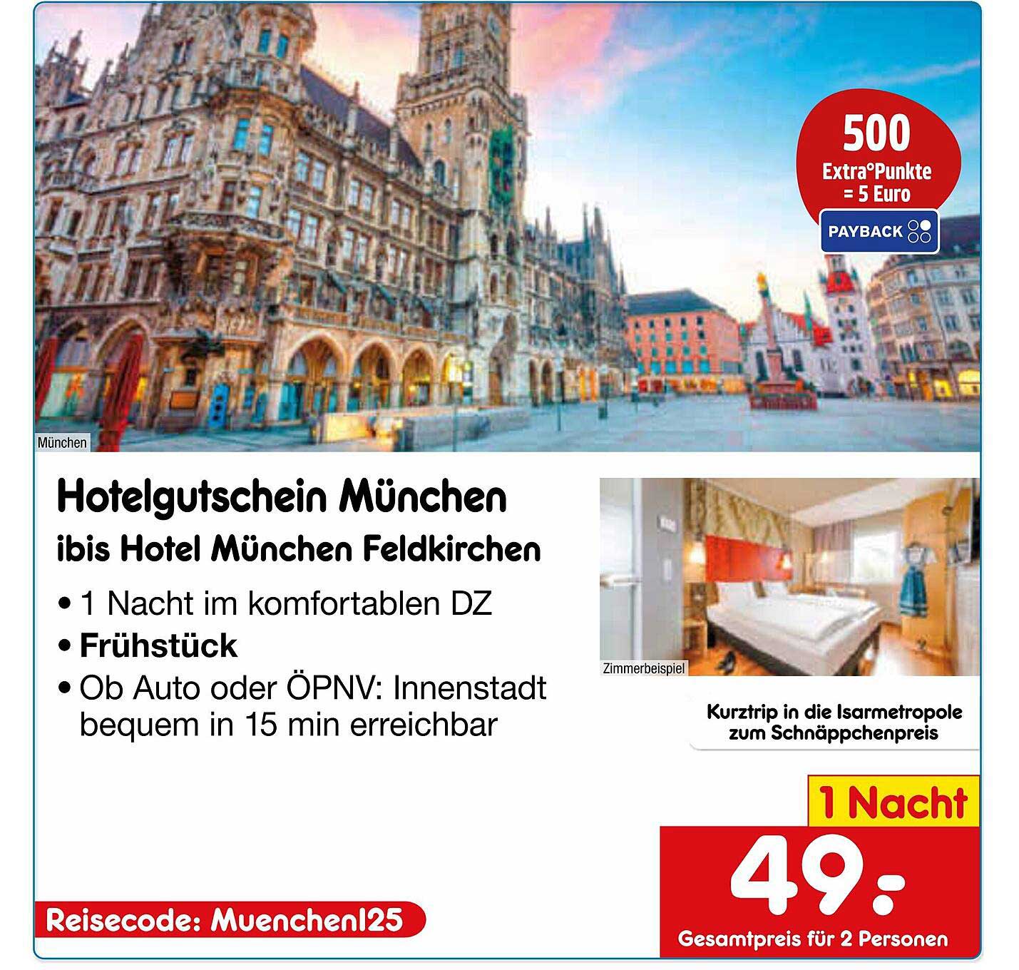 Hotelgutschein München ibis Hotel München Feldkirchen