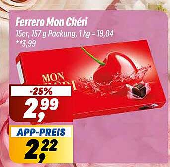 Mon Cherie Angebot