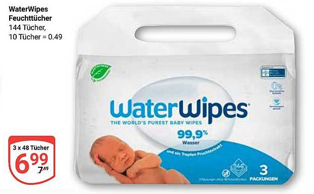 WaterWipes Feuchttücher