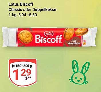 Lotus Biscoff Classic oder Doppelke Keks 150-200g