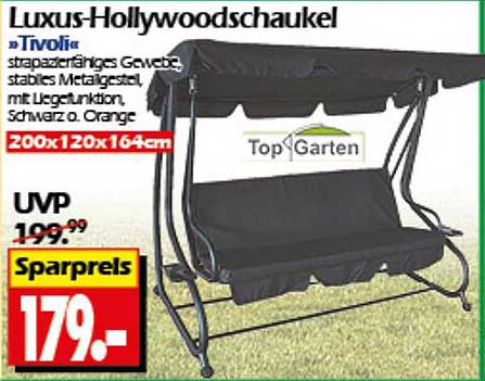 Luxus-Hollywoodschaukel Tivoli