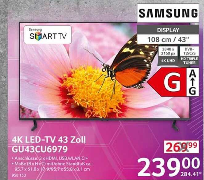 4K LED-TV 43 Zoll GU43CU6979