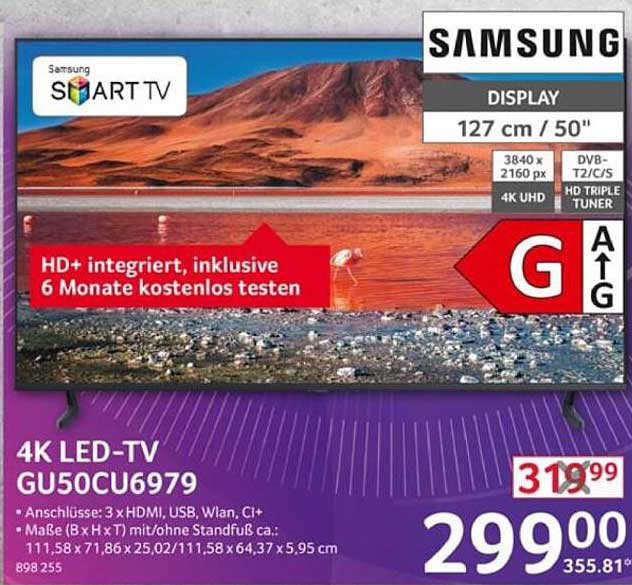 4K LED-TV Samsung GU50CU6979 – 127 cm / 50"
