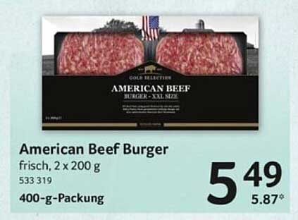 American Beef Burger - frisch, 2 x 200 g