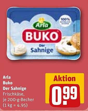 Arla Buko Der Sahnige Frischkäse, je 200-g-Becher
