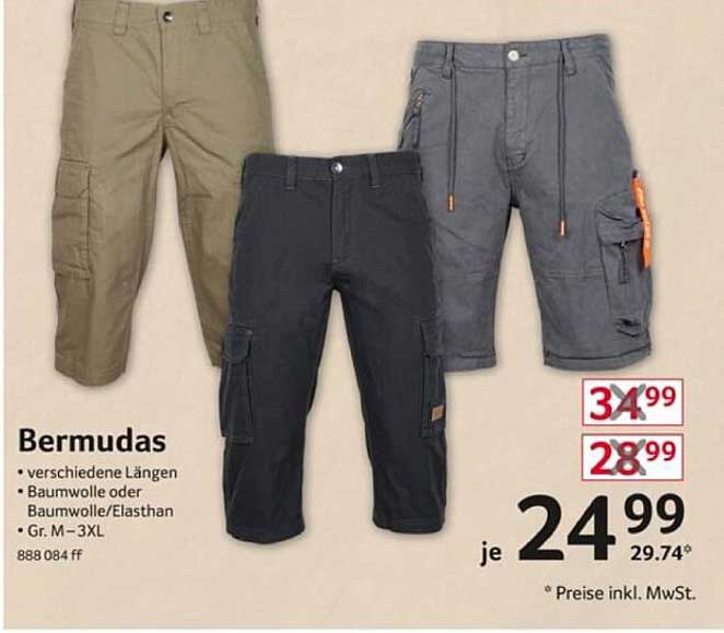 Bermudas in verschiedenen Längen – Ideal für den Sommer