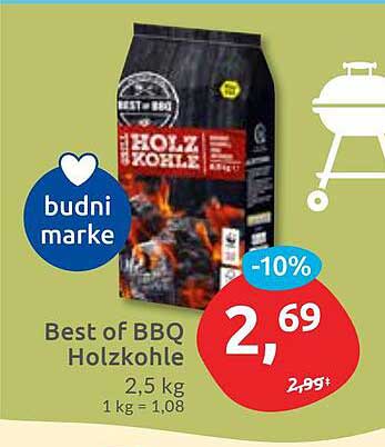 Best of BBQ Holzkohle 2,5 kg
