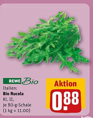 Bio Rucola Kl. II - Jetzt im Angebot