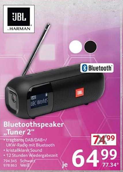 Bluetoothspeaker "Tuner 2" von JBL
