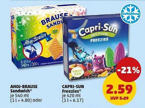 CAPRI-SUN Freezies 420 ml