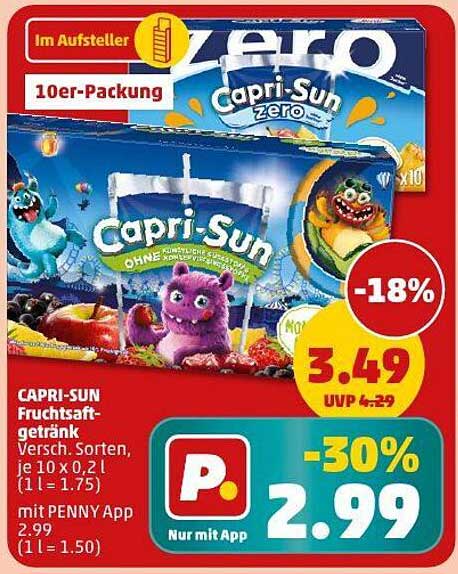 CAPRI-SUN Fruchtgetränk 10er-Packung