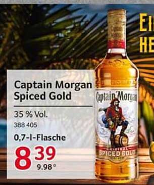 Captain Morgan Spiced Gold 0,7-l-Flasche