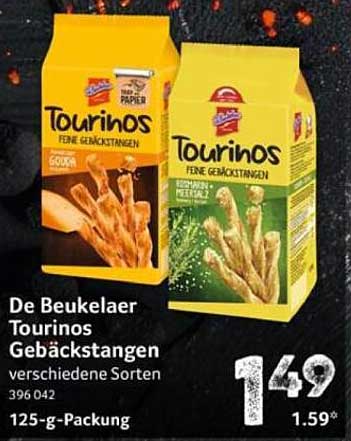 De Beukelear Tourinos Gebäckstangen - verschiedene Sorten