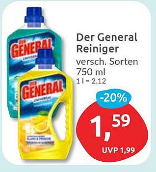 Der General Reiniger, verschiedene Sorten 750 ml
