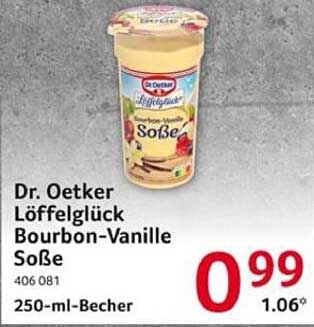 Dr. Oetker Löffelglück Bourbon-Vanille Soße 250 ml
