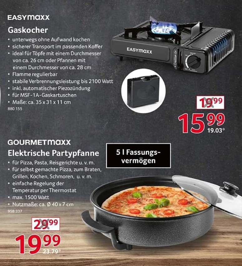 EASYMAXX Gaskocherset