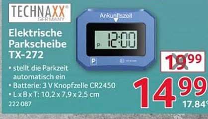 Elektrische Parkscheibe TX-272