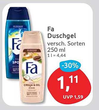 Fa Duschgel verschiedene Sorten 250 ml
