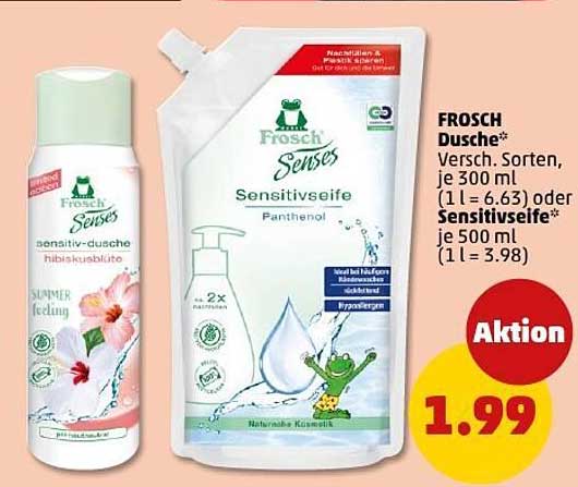 Frosch Dusche* Sensitivseife - Verschiedene Sorten verfügbar