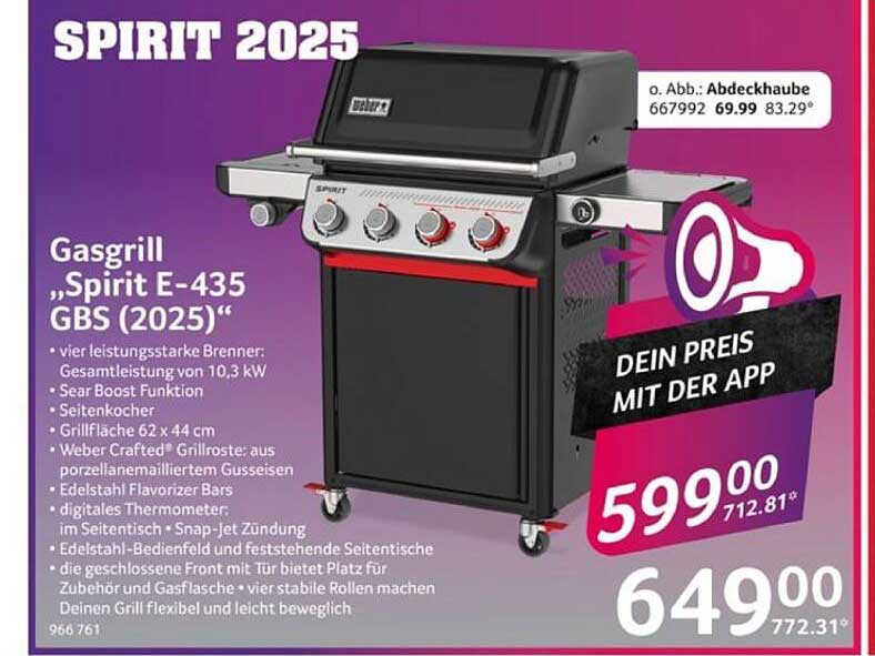 Gasgrill „Spirit E-435 GBS (2025)“