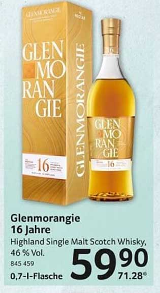 Glenmorangie 16 Jahre Highland Single Malt Scotch Whisky