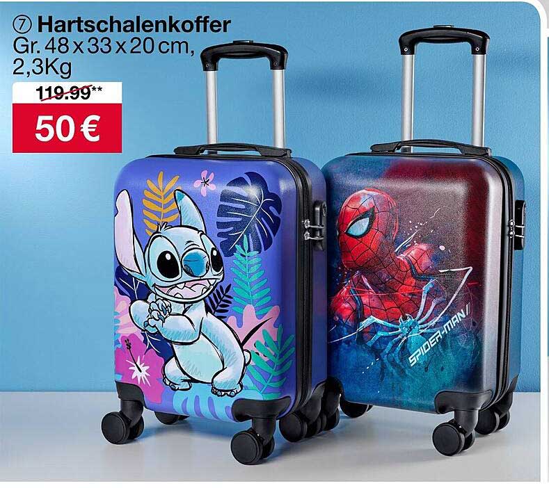 Hartschalenkoffer mit Disney-Motiven