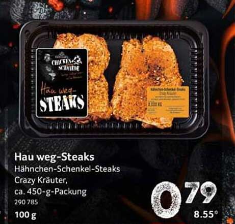 Hau weg-Steaks - Hähnchen-Schenkel-Steaks mit Crazy Kräutern
