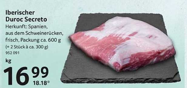 Iberischer Duroc Secreto