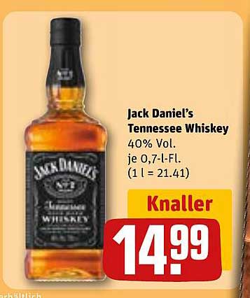 Jack Daniel’s Tennessee Whiskey 0,7 l