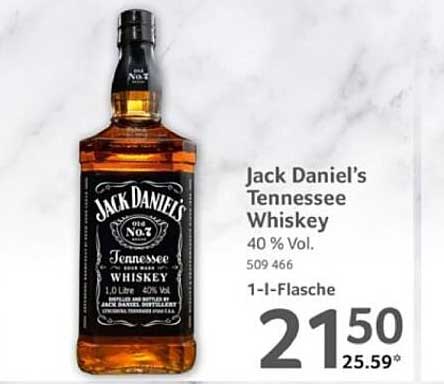 Jack Daniel's Tennessee Whiskey 1L