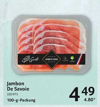 Jambon De Savoie 100-g-Packung