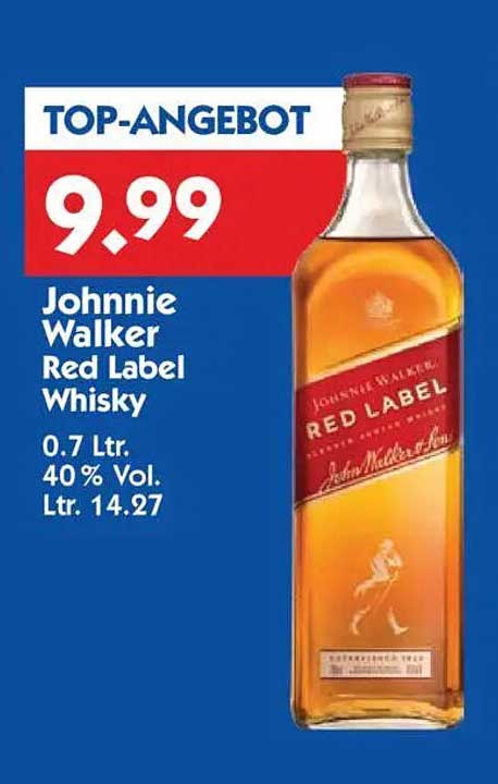 Johnnie Walker Red Label Whisky 0.7 L