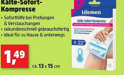 Kälte-Sofort-Kompressen von Lifemed