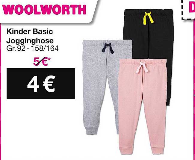 Kinder Basic Jogginghose Gr. 92 - 158/164