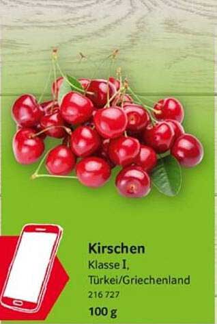 Kirschen Klasse I, Türkei/Griechenland, 100 g