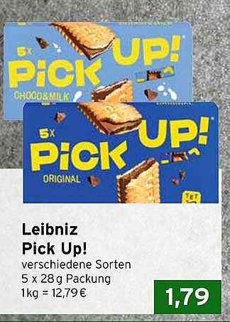 Leibniz Pick Up! verschiedene Sorten 5 x 28 g Packung
