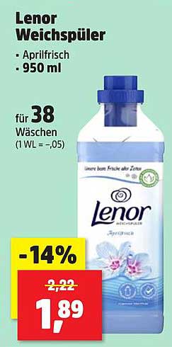 Lenor Weichspüler Aprilfrisch 950 ml