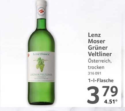 Lenz Moser Grüner Veltliner, trocken