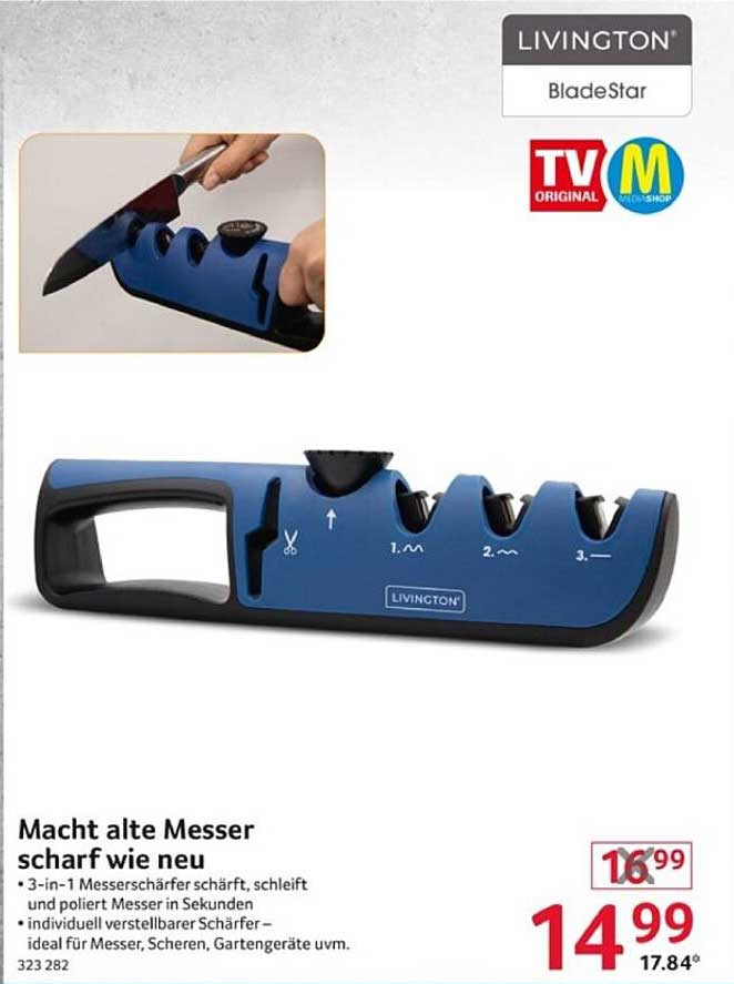 Livington BladeStar 3-in-1 Messerschärfer