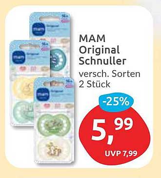 MAM Original Schnuller - versch. Sorten 2 Stück