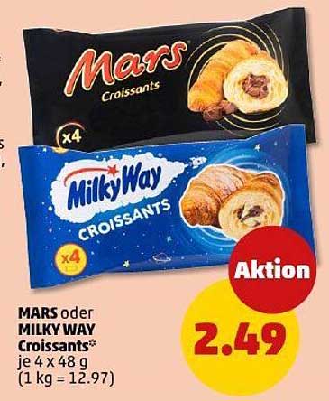MARS oder MILKY WAY Croissants - Aktionsangebot!