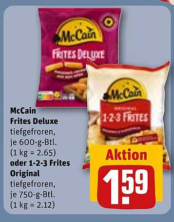 McCain Frites Deluxe tiefgefroren, 600 g-Btl.
