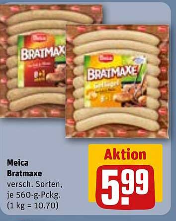 Meica Bratmaxe, verschiedene Sorten, je 560-g-Pckg.