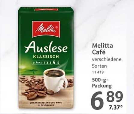 Melitta Auslese Klassisch 500-g-Packung - verschiedene Sorten