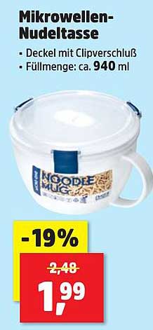 Mikrowellen-Nudeltasse