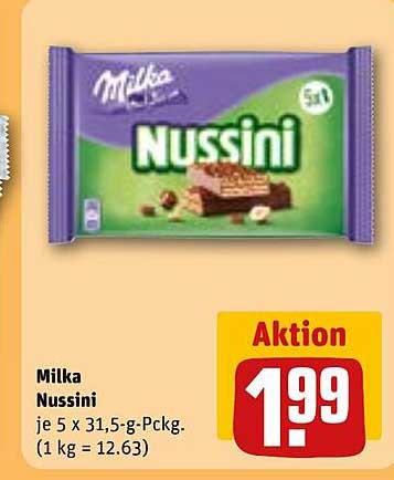 Milka Nussini 5er Pack